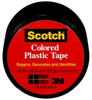 3M Scotch 191BK Black Colored Plastic Tape - 1.5 in Width x 125 in Length - 00021 - 021200-00021 - R. S. Hughes Company, Inc.