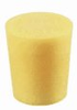 Solid Color-Coded Silicone Stoppers, Standard Size 6.5, Yellow; 10/Bag -- GO-06298-12