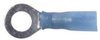 Terminal, Ring Tongue, 3/8In, Crimp Blue; Stud Size - Metric 3M - 10M9528 - Newark, An Avnet Company