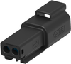 Automotive Housing, Rcpt, 2Pos, Black; Product Range Deutsch Te Connectivity - 55AJ2009 - Newark, An Avnet Company