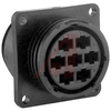 Connector; 7; Receptacle; Wire; 23; AllPlastic; 1-3/8-18 UNEF-2A; 0.220 in. - 70082977 - Allied Electronics, Inc.