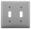 Standard Wall Plate - NP2GY - Hubbell Incorporated