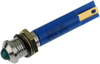 Panel Mount Indicator, Led, 8Mm, Blue, 3.8V; Led Color Apem - 16R0166 - Newark, An Avnet Company