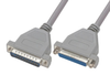 Comp Cable, D Sub 25P Plug-Rcpt, 2.5Ft; Connector Type A L-Com - 89M8526 - Newark, An Avnet Company