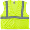 Ergodyne Glowear 8210HL High-Visibility Lime 4XL/5XL Polyester Mesh High-Visibility & Reflective Vest - 1 Pockets - Fits 58 to 64 in Chest - 720476-21029 - 720476-21029 - R. S. Hughes Company, Inc.