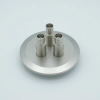 MHV Coaxial Feedthrough, 3 Pin, Grounded Shield, 2.95″ QF / KF Flange - A0477-4-QF - MPF Products, INC.