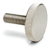 DIN 653-NI Knurled Grip Knobs with Threaded Pin -- GN.29841 - Image
