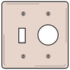 Standard Wall Plate - NP17AL - Hubbell Incorporated