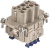 Heavy Duty Insert, Rcpt, 6Pos, 26-14Awg; Product Range Harting - 94AC7986 - Newark, An Avnet Company