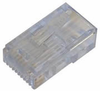 Modular Plug 8 cond. 50 micron for round solid cable - CD-5998UL - Visual Sound, Inc.