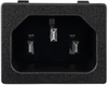 IEC 60320 C14 Universal Snap-in AC Power Inlet with 0.187