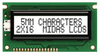 Display, Alphanumeric, 16X2, White; Character Count X Line Midas - 02AC9918 - Newark, An Avnet Company