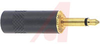 3.5 MM Plug: Black/Gold - 70088271 - Allied Electronics, Inc.