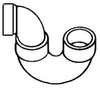 PVC DWV P-Trap - 434761 - Bow Plastics Ltd.