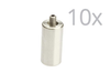 Optical Post Pack, 1 in. Height, 0.5 in. Diameter, 8-32, 1/4-20, Qty 10 - SP-1-PK - Newport MKS