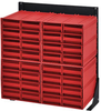 Interlocking Cabinet, 32Drawer, Red; No. Of Drawers Quantum Storage - 44AC6001 - Newark, An Avnet Company