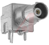 connector,rf coaxial,bnc rt angle pcb blkhd jack recept,metal housing,round pins - 70142818 - Allied Electronics, Inc.