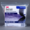 3M Dual Lock TB3540 Black Hook & Loop Tape - Mushroom Hook with 250 stems/in Stem Count - 1 in Width x 10 ft Length - 97627 - 051111-97627 - R. S. Hughes Company, Inc.