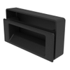Flush Pull, 3.3 - 4.8 mm  Door thickness, Screw Mount, UL94-HB, ABS Plastic, Black - P1-30-105-11 - Southco
