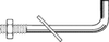1/2 X 10 Anchor Bolt Plain -- 1210AB