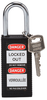 Black Long Body Safety Padlock - 123410 - Brady Corporation