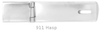 Hasps & Staples -- NHSTS91160 - Image