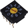 Switch, Rotary, 1Pole, 10 Position, 0.1A, 5V; No. Of Switch Positions Nkk Switches - 09X9269 - Newark, An Avnet Company