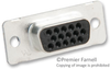 D Sub Shell, Receptacle, 15 Position, Steel; No. Of Positions Amp Te Connectivity - 30AC3395 - Newark, An Avnet Company
