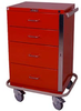 GP Line Four Drawer Emergency Cart Standard Package 6145 - 6145 - Harloff Company, Inc. (The)