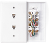 Wall Jacks - 40544-W - Leviton Manufacturing