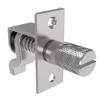 Compression Latch, Self-Adjusting, Small Size, Tool Locking, Slotted Knurled Head, 12.7-19.8mm Grip, Steel, Zinc Plated, Bright Chromate -- 43-1-6-0