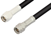 SMA Male to Reverse Thread SMA Male Cable 60 Inch Length Using RG223 Coax - PE35371-60 - Pasternack