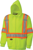 Large Yellow Hi Viz Safety Hoodie -- 8404410 - Image