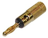 Banana Plug, Single, Black, Gold -- CA-BP400 - Image