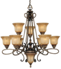 4149-573 9 Light Chandelier - 4149-573 - Minka Group