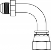 JIC Swivel Bent Tube Elbow 90° -- 6701-04-04 - Image