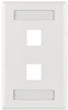 Faceplate, 2Port, Abs, White; Accessory Type Hellermanntyton - 75Y0879 - Newark, An Avnet Company
