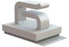 Wire Saddle, Adhesive, Nylon 6.6/natural; Cable Clamp / Clip Type Essentra Components - 66AJ4030 - Newark, An Avnet Company