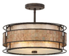 Semi-Flush Mts.-Drum Shade - 653966 - Light Center (The)