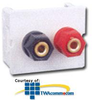 Siemon Flat CT Coupler with 2 Audio Connectors - CT-AUD-02 - TelephoneStuff.com