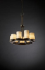 CNDL-8766-10-CREM-DBRZ Mid. Chandeliers-Pillar Candle - 497520 - Capital Lighting, Inc.