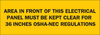 Brady B-302 Polyester Rectangle Yellow Electrical Safety Sign - 10 in Width x 3.5 in Height - Laminated - 84949 - 754476-84949 - R. S. Hughes Company, Inc.