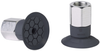 Flat suction cup (round) for dynamic handling of thin and flexible workpieces SFF 25 EPDM-45 G1/8-IG -- 10.01.01.14267 - Image