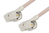 SMA Male Right Angle to SMA Male Right Angle Cable 36 Inch Length Using 75 Ohm RG179 Coax - PE3858-36 - Pasternack