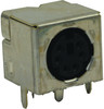 Mini Din Audio / Video Connector, Jack, 6, Pcb Mount, Thermoplastic Body, Gold Plated Contacts Rohs Compliant Amp - Te Connectivity - 39Y8341 - Newark, An Avnet Company