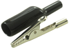 Alligator Clip, Large, 11Mm, Black; Connector Type Keystone - 99H7490 - Newark, An Avnet Company