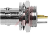Connector, Broadcast;75 Ohms;Bulkhead;BNC;Gold;Female;Brass;PTFE;Gold - 70197159 - Allied Electronics, Inc.