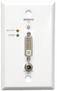 DVI over Cat5/6 Extender, Extended-Range Video Wallplate Receiver, 1920 x 1080 @ 60 Hz, Up to 200 Ft, RJ45 Keystone Jack - B140-1A0-WP-1 - Tripp Lite by Eaton