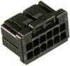 Rcpt Housing, 12Pos, Polyester Gf, Black; Product Range Te Connectivity - 95M9899 - Newark, An Avnet Company