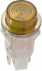 Indicator, Pnl-Mnt;Neon;Amber;0.500 In.;105-125VAC;High Hat;0.187 Terminals - 70130174 - Allied Electronics, Inc.